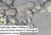This U.S. Army command post, seen from a drone, is loaded with modern technology but uses a centuries-old structure. Col. Scott Woodward, U.S. Army